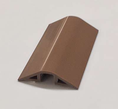 Fußboden Kabelkanal Kabelbrücke 40x11mm aus PVC braun