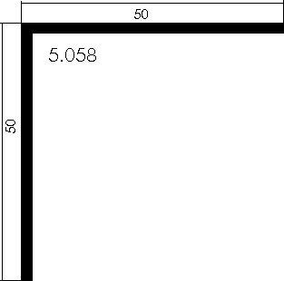 Aluminium-Winkelprofil 50x50x2 mm, Fixlängen