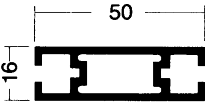 I-System Zarge 50x16mm