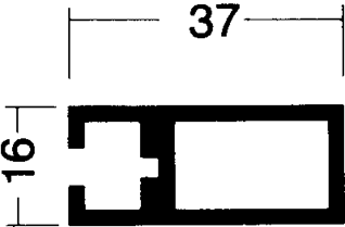 I-System Zarge 37x16mm