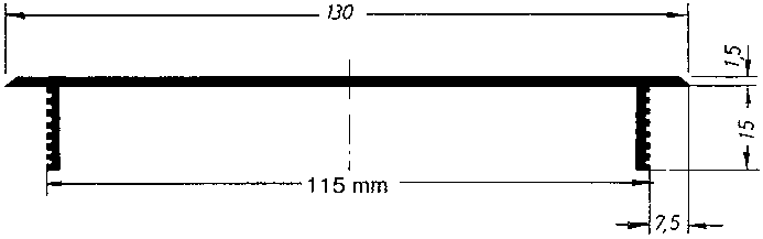 Aluminium-Steglochblech