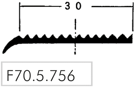 Messing-Treppenkantenprofil 30 mm