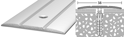 Aluminium-Fußbodenübergangsprofil