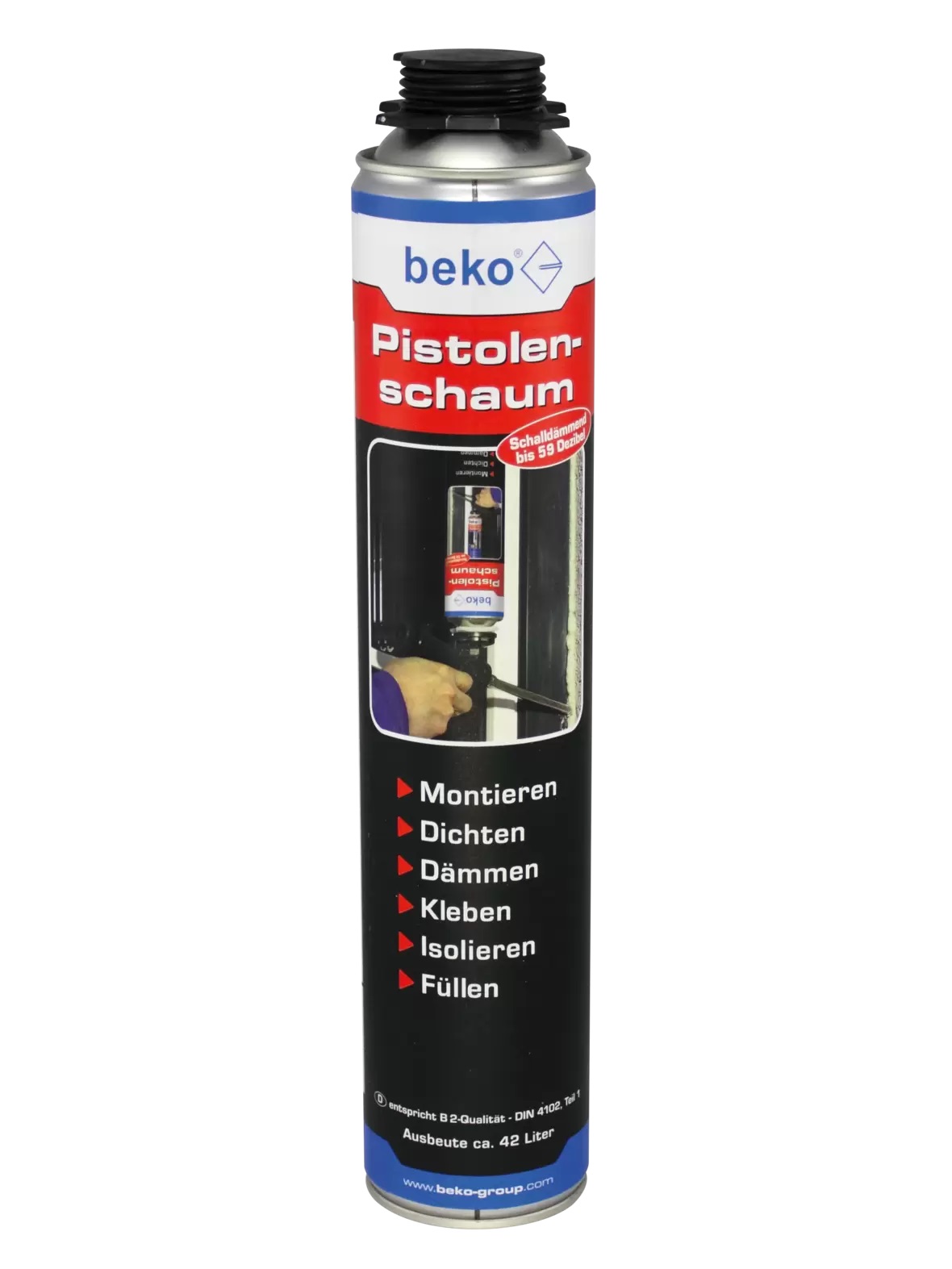 beko Pistolenschaum XXL (PU-Bauschaum) 750 ml Dose