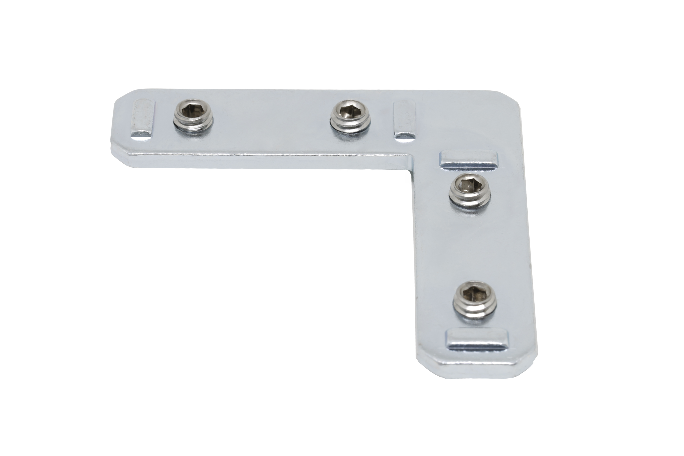 Eckverbinder Winkelverbinder 8 M6x8 Stahl verzinkt, für 8mm Nutenprofil