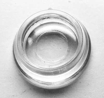 Bodenschutzkappe D=20mm  Kunststoff klar