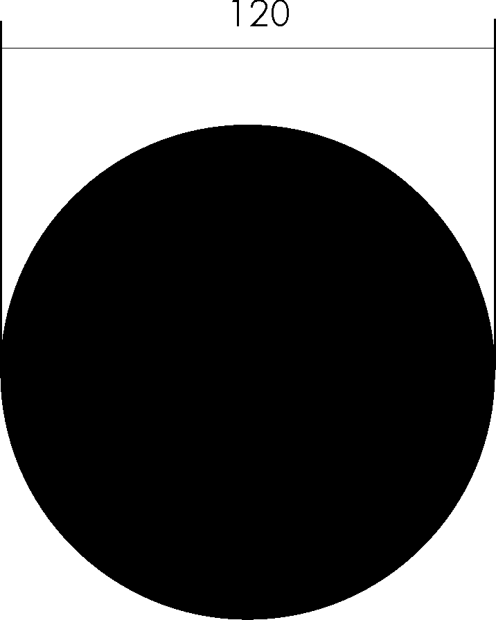 DELRIN-Rund D=120mm, Stäbe á 1m