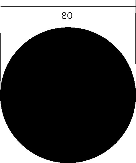 DELRIN-Rund D=80 mm, Stäbe á 3m